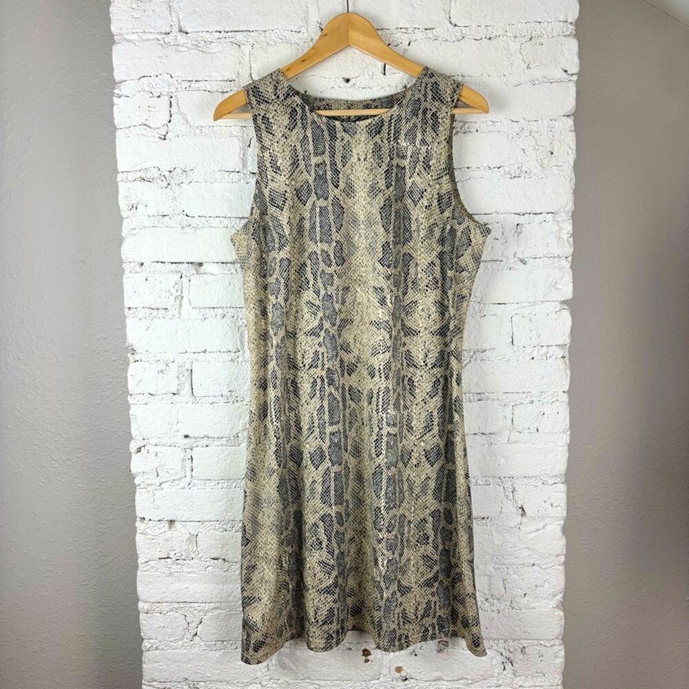 Vintage 90’s DBY Ltd. Snake Print Mini Dress